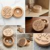 1 pièce Bois Brut Souvenir Pour Dents de Lait Cheveux & Souvenirs Boîte en Bois Fée des Dents Décoration de Maison Cadeau d'Anniversaire