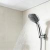 Handheld Shower Head ABS Chrome Plated Modern Minimalist Spray Massage Rainfall Bathroom Spa High Pressure Handheld Shower Head