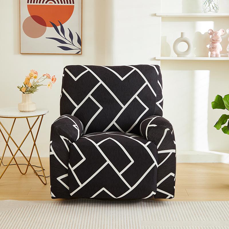 Stretch Recliner Cover 4Pieces/Set Chair Slipcovers Non Slip Slipcover Recliner Furniture Protector For Living Room