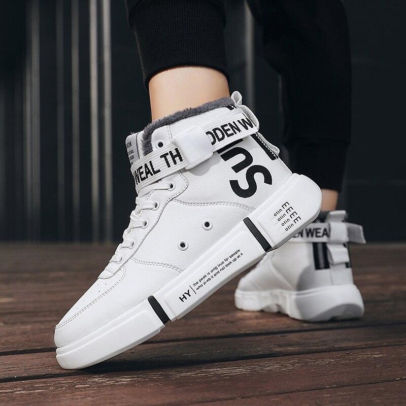 Noua tendință, pantofi casual pentru bărbați, pantofi de iarnă pentru bărbați, din bumbac, cu pluș, călduți, pantofi casual pentru bărbați, pantofi vulcanizați, la modă.