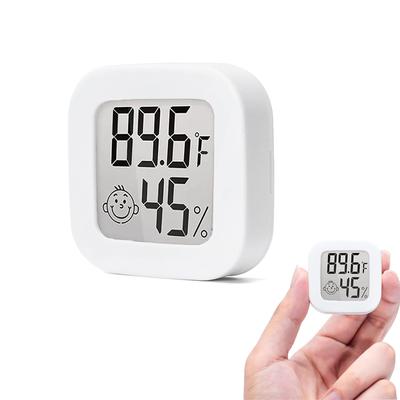 Cluoling Mini Digital Digital for Pet Baby and for Air Humidity Management Thermometer/Hygrometer, Thermometer/Hygrometer Camping, Care, Room, Car,