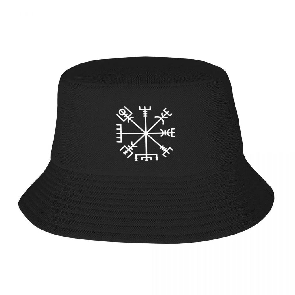 Vichingo Ragnar Lagertha Gioco Destino Vegvisir Cappello a Secchiello AntiUV Cappello da Sole da Spiaggia Berretto da Baseball da Pescatore Unisex
