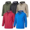 Spring and Autumn Jackets, Men's Solid Color Jackets, Windproof and Waterproof, Four Seasons Mountaineering Suits, Single-layer Jackets, Windbreakers