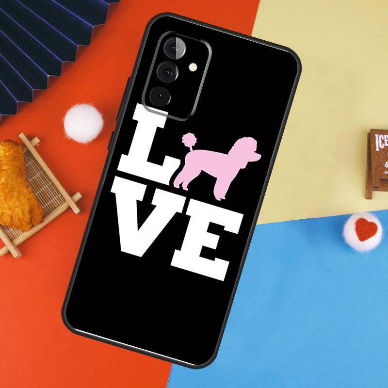 Cure Cartoon Poodle Case For Samsung Galaxy A56 A36 A16 A06 A13 A33 A53 A52 A32 A12 A54 A34 A14 A15 A35 A55 A17