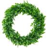 Large Artificial Grass Wreath Door Decor Wedding Party Home Decoration Handmade Plastic Floral Ring