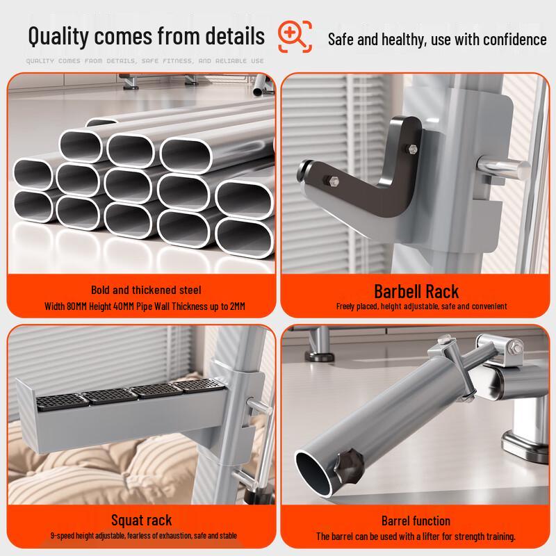 YANBO Commercial Inclined Smith Machine & Power Rack System