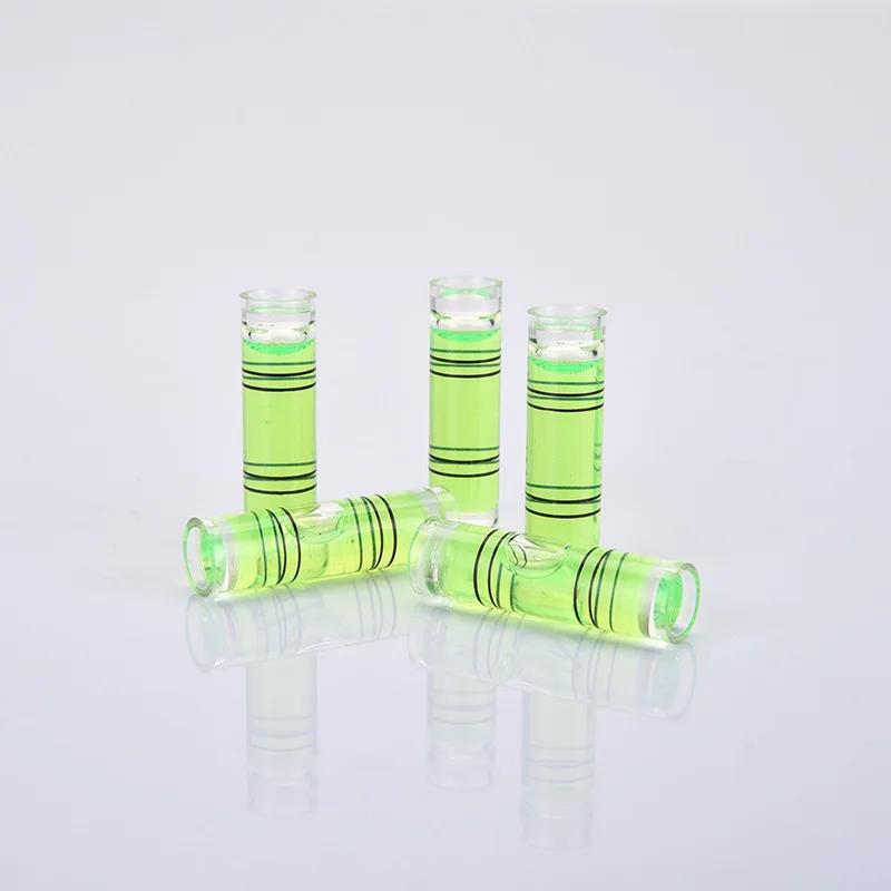 100 Stück Zylindrische Libelle Grün Wasserwaage Messinstrument Wasserwaage Fall Testwerkzeug Nivel Burbuja