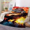 3D Cartoon Jurassic Park Dinosaurier Dino Weiche Flanelldecken, Überwurf Decke Bequeme Decke für Picknick Betten Zuhause Schlafzimmer Kinder