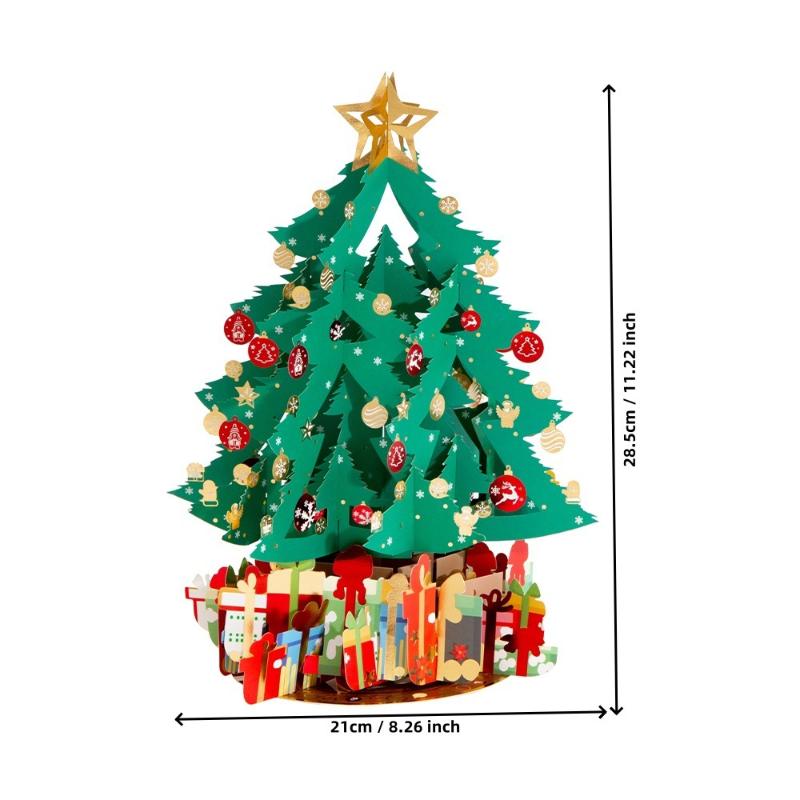 Christmas 3D Santa Claus Decorative Card | Perfect For Festive Occasions | Great Gift For Parents, Siblings, Teachers Classmates