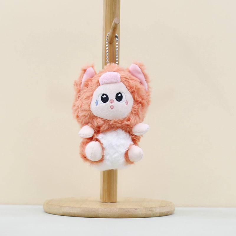 Animal Adorable Plush Doll Keychain Soft Stuffed Toy With Cute Design Cartoon