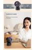 USB Rechargeable Mini Oscillating Silent Desktop Fan