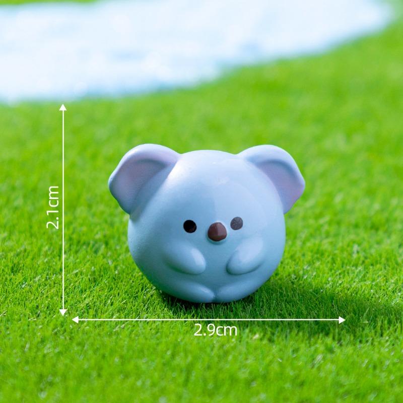Cute and Chubby Panda Capybara Little Animal Figurines Cute Particle Decorations Hanging Accessories and Small Ornaments