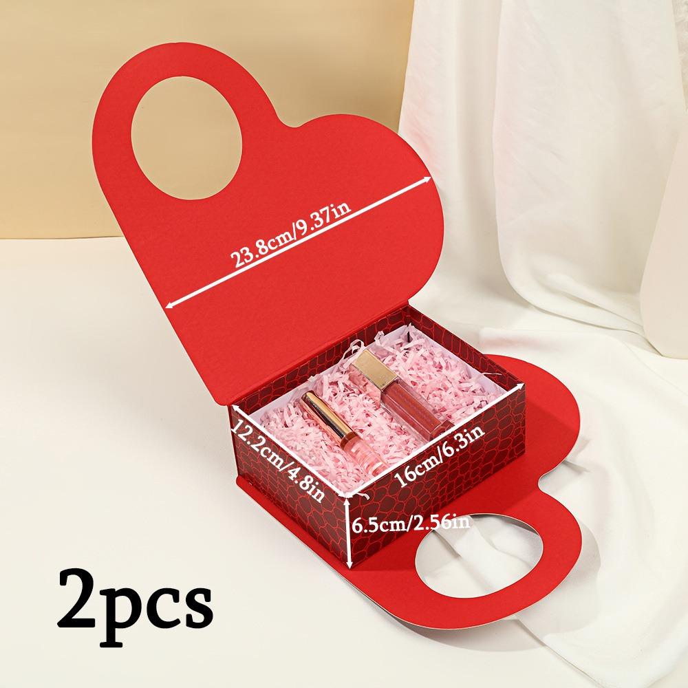 

2 шт. Подарочные коробки с ручкой в форме сердца, бумажные коробки для угощений, картонные коробки с крышкой, коробка для подружки невесты, украшения, подарочные коробки, коробки для подарков на вечеринку, коробка для хранения 2pcs
