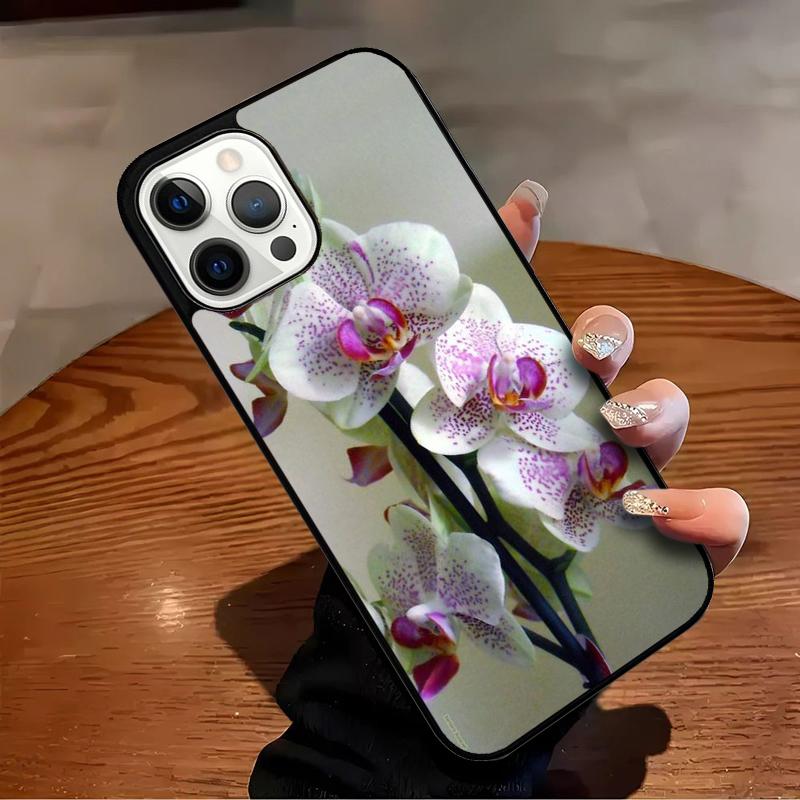 Orchid Flowers Colorful Phone Case For iPhone 17 Air 16 15 14 13 12 11 Pro Max Max Plus Bumper Case Cover