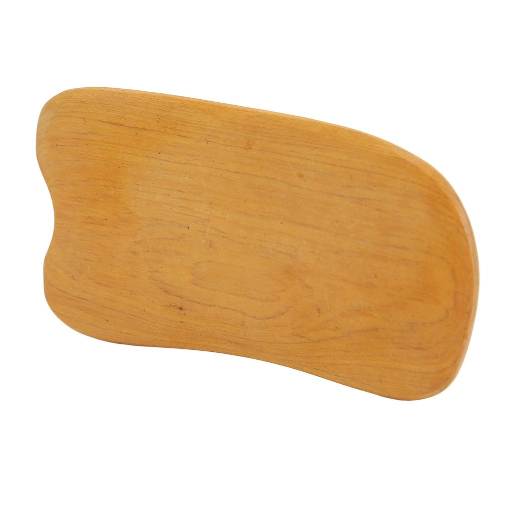 Wood Gua Sha Board Comfortable Grip Rectangular Ergonomic Portable Scraping Massage Tool for Body Beauty