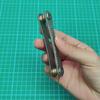 1pc Titanium Alloy Multi-Key Organizer, Portable Outdoor EDC Tool with 360° Rotating Keychain,Secure Key Storage for Home, Office, Travel, Camping
