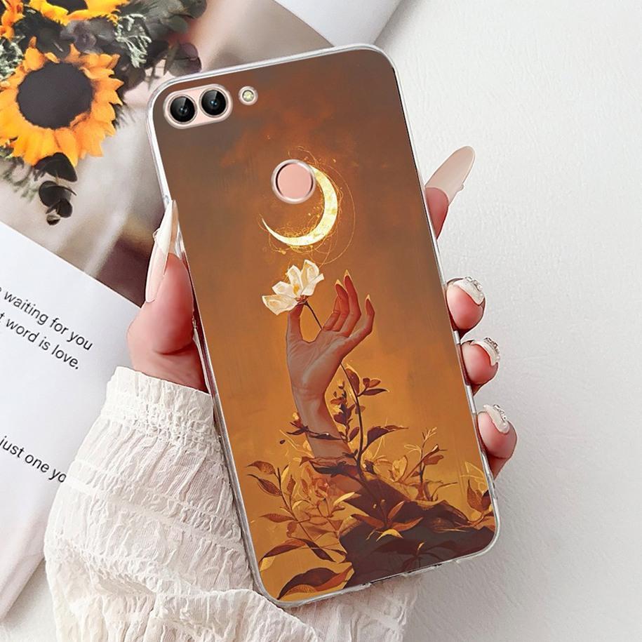 For Huawei P Smart Case FIG-LX1 FIG-LX2 FIG-LX3 Cover Luxury Dragon Lion Soft Silicone Phone Cases For Huawei Psmart 2018 Bumper