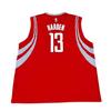 adidas X NBA Kollaboration Harden Houston Rockets 13 Auswärts Pullover V-Ausschnitt Schriftzug Bequem Ärmellos Basketball Trikot 7818A-3RD-AEB2072