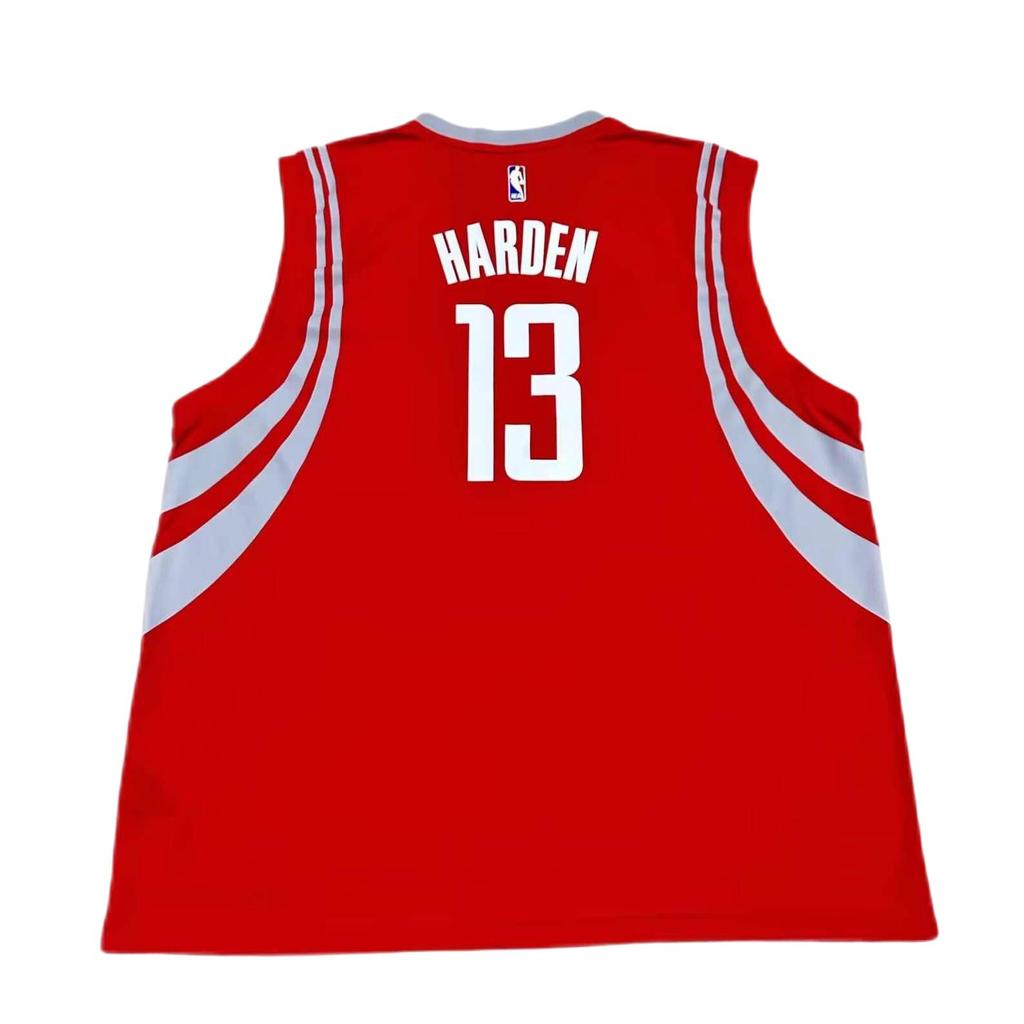 adidas X NBA Kollaboration Harden Houston Rockets 13 Auswärts Pullover V-Ausschnitt Schriftzug Bequem Ärmellos Basketball Trikot 7818A-3RD-AEB2072
