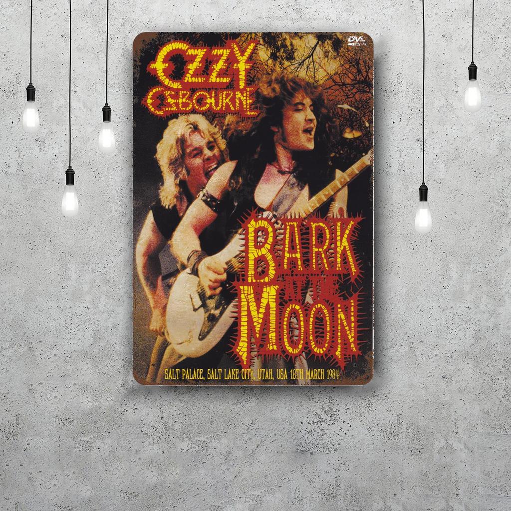 Ozzy osbourne Dekorationsposter Vintage Blechschild Metallschild Dekorative Plakette für Pub Bar Man Cave Club Wanddekoration