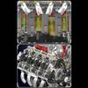 Mould King 10219 Technical Car Toys The Motorized F488 Supercar V8 Engine Building Block Assembly Engine Set Kids Christmas Gift