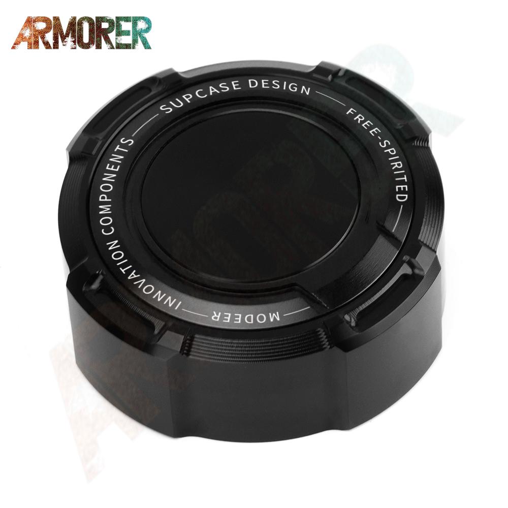 For KAWASAKI Z 650 750 900 1000 Z650 Z750 Z900 Z1000 Motorcycle CNC Aluminum Rear Brake Clutch Fluid Reservoir Cover