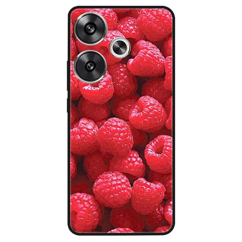 For Xiaomi Poco M6 4G Case Shockproof Soft Silicone TPU Bumper for Poco M6 4G Cover PocoM6 4G 2024 Lovely Luxury Cartoon Fundas