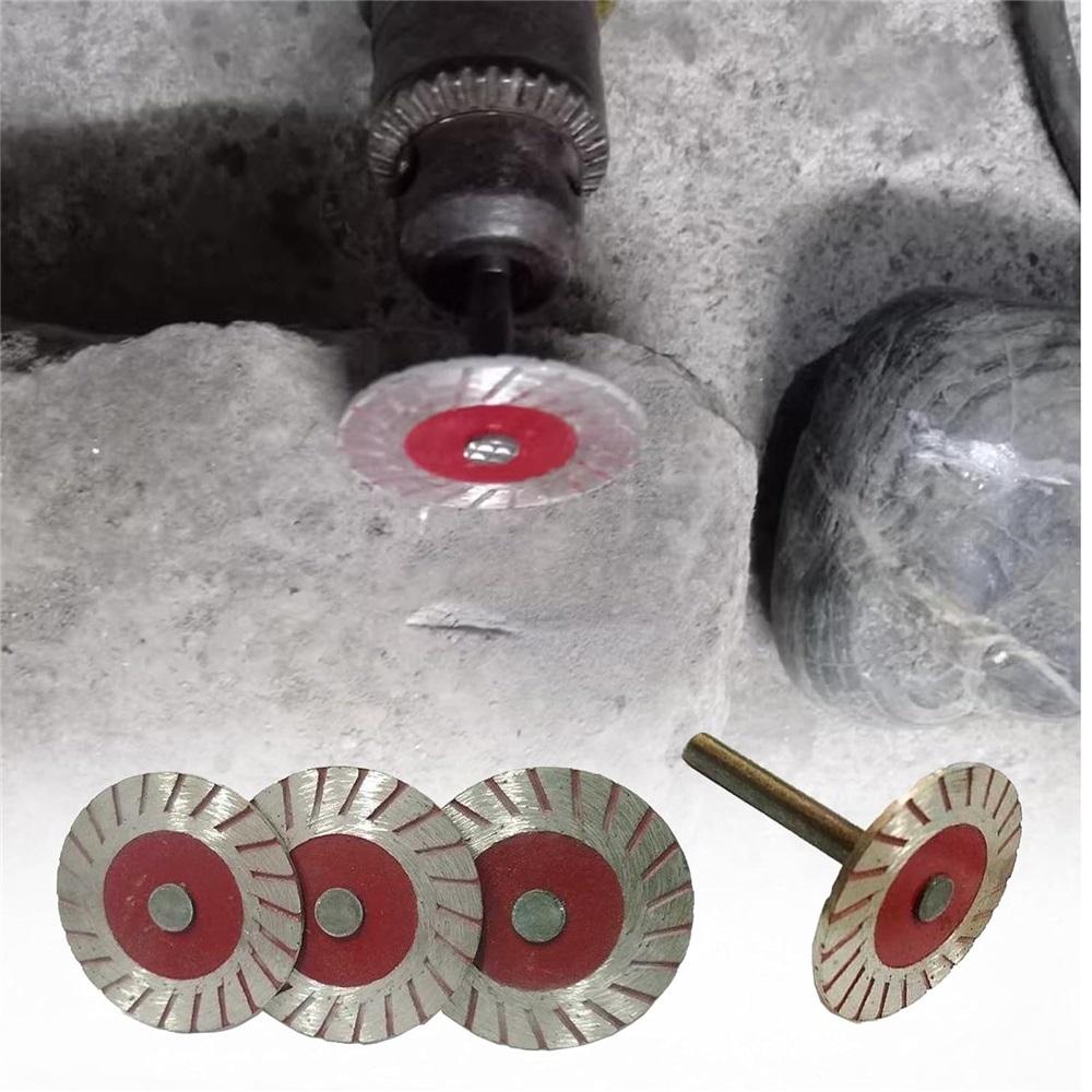 10-piece Pack Stone Carving 40mm Diamond Saw Blades Diamond Cutting Discs Cutting Wheel Blades Suitable For Granite, Marble, Ceramic And Tiles