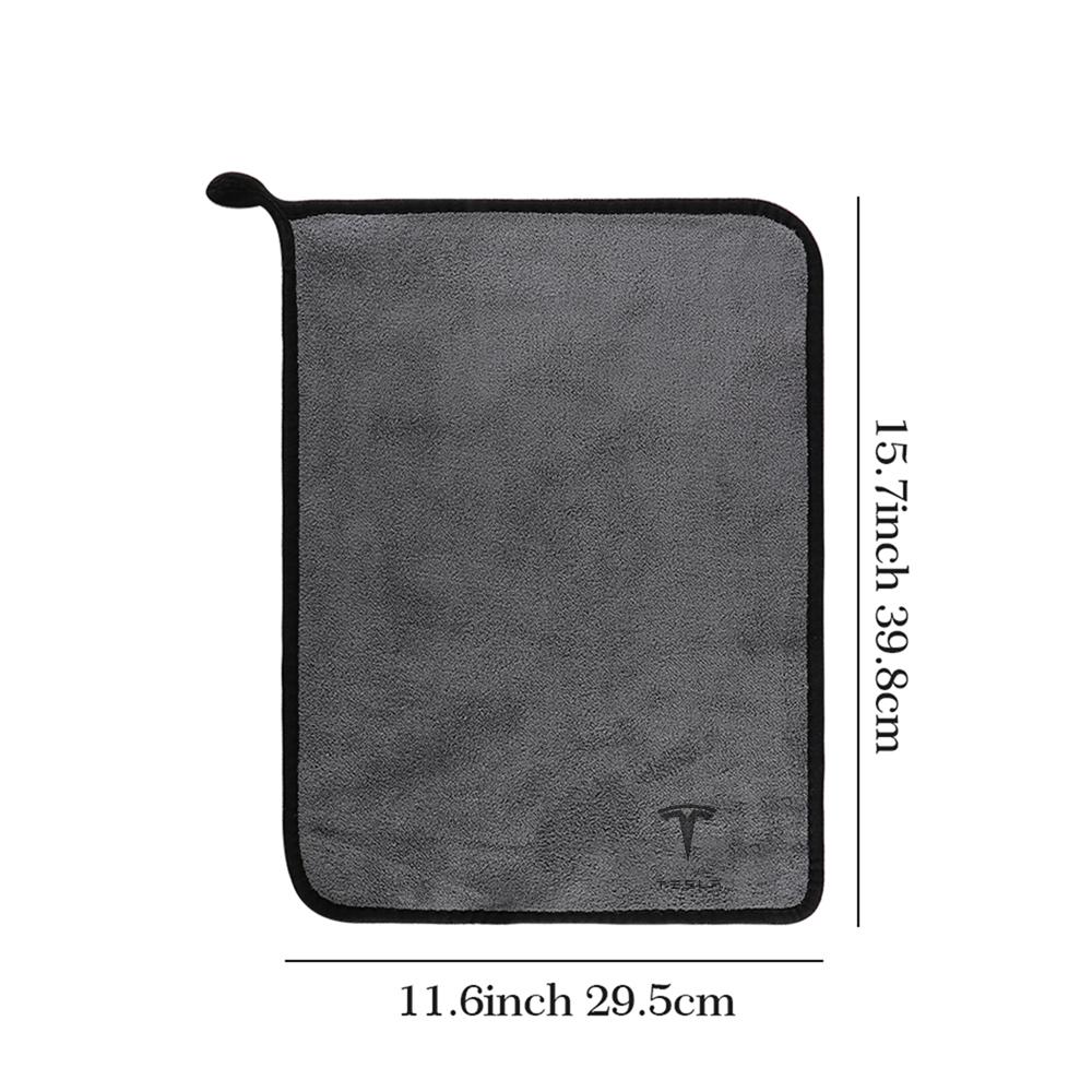 Car Body Washing Towels Double Layer Clean Rags Accessories For Tesla Model 3 S X Y Drying Cloth Microfiber Cleaning Towel Soft
