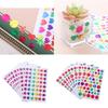 Glittered Star Heart Sticker 960/1080/1380Pcs Colorful Heart Star Sticker for Wrapping Children Motivational Sticker