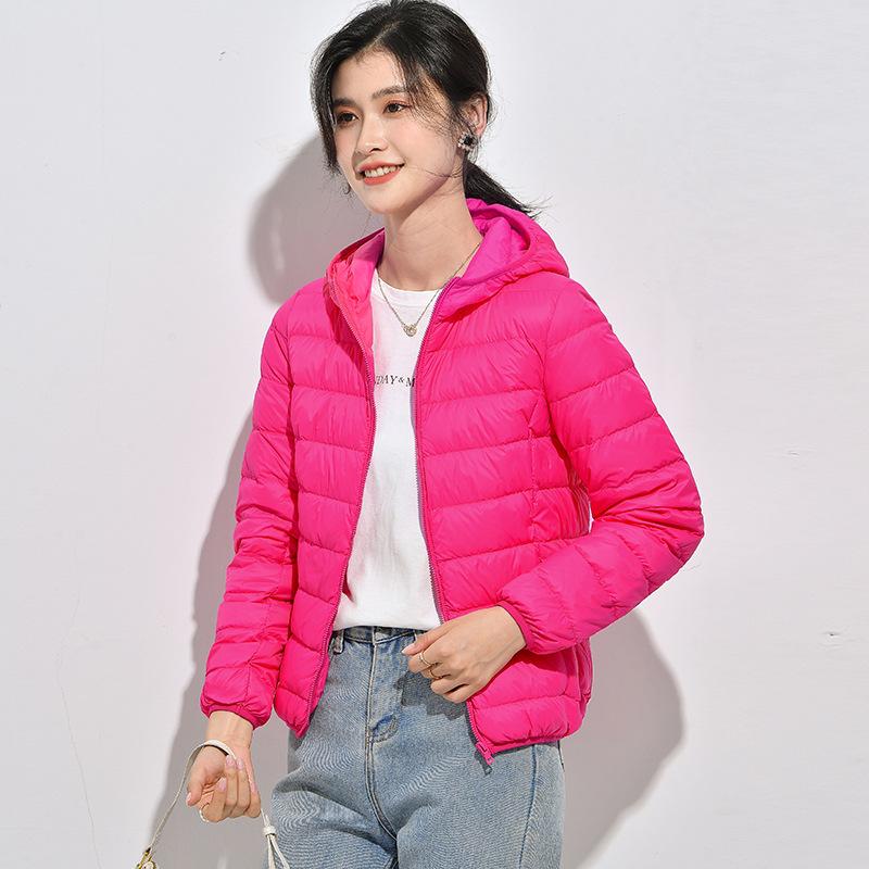 Elegant Thin Section Down Jacket Women's Lightweight Lightweight Light Outdoor Short Section Fall and Winter Jacket Comfortable Personalized Clothes