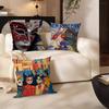 Popular Festival Carnival Cushion Cover Car Throw Pillow Case For Sofa Car Christmas Gift 40x40cm 45x45cm