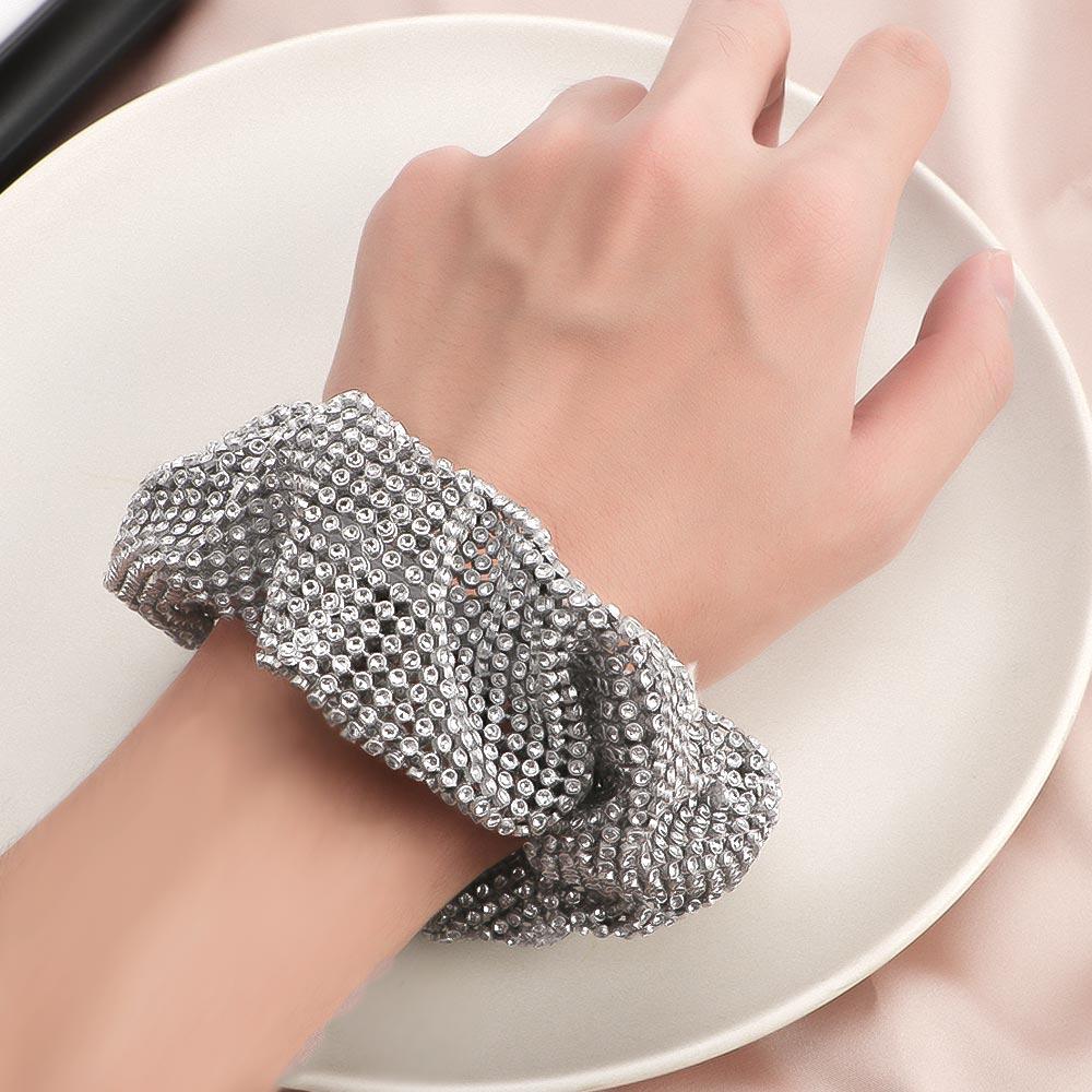 Rhinestone Women Hair Accessories Korean Style Scrunchies Hair Ropes Hair Ties Women Hair Bands