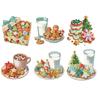 6/8Pcs Diamond Painting Magnets Refrigerator Butterfly Dog for Fridge Whiteboards Car Mailbox Decor for Adults Kids Beginners