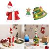 Christmas Mini Desk Goose Outfit Xmas Clothes Creative Decorative Easy to Use Goose Statue Costume for Lawn Landscape Party