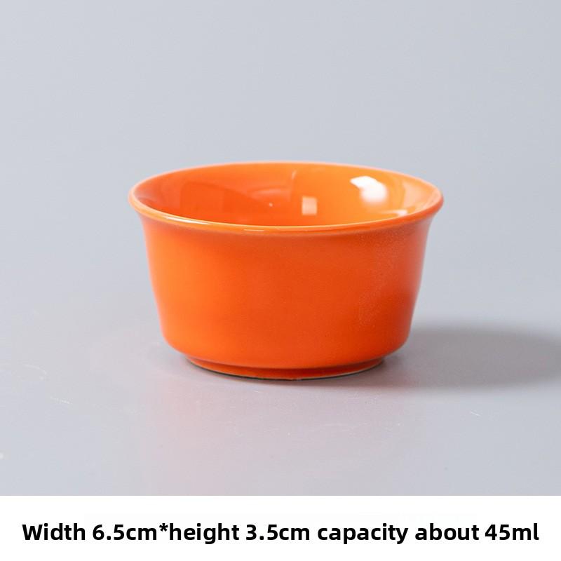 4pcs Ceramic Teacup Household Tea Cup Kungfu Tea Set Small Teacup Drinking Utensils Office White Porcelain Tea Cup
