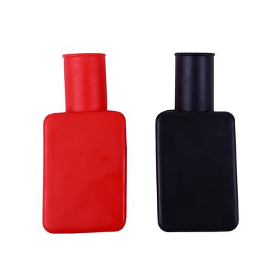 1 pair PVC Car Battery Terminal Cap Covers Positive and Negative Black /& Red