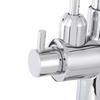 G1Celsius2 Modern 3 In 1 Filter Purifier Kitchen Faucet Double Handle PullOut Sink Hot Cold Water Tap(Electroplated )