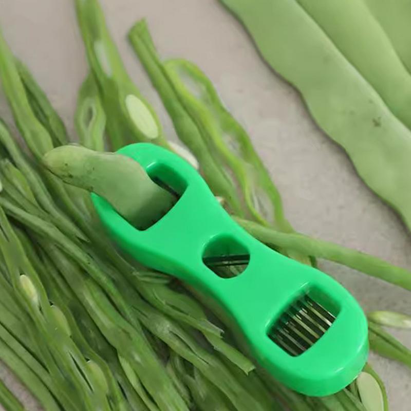 Slicer Vegetable Cutter Handheld Beans Vegetable Slicer Stainless Steel Shredded Cutter Portable Vegetable Cutter Compact Safe
