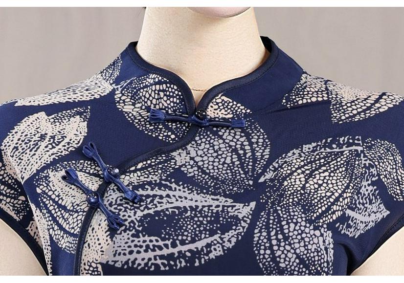 2026 Summer Elegant Slim-fit Mid-length Qipao Dress for Women