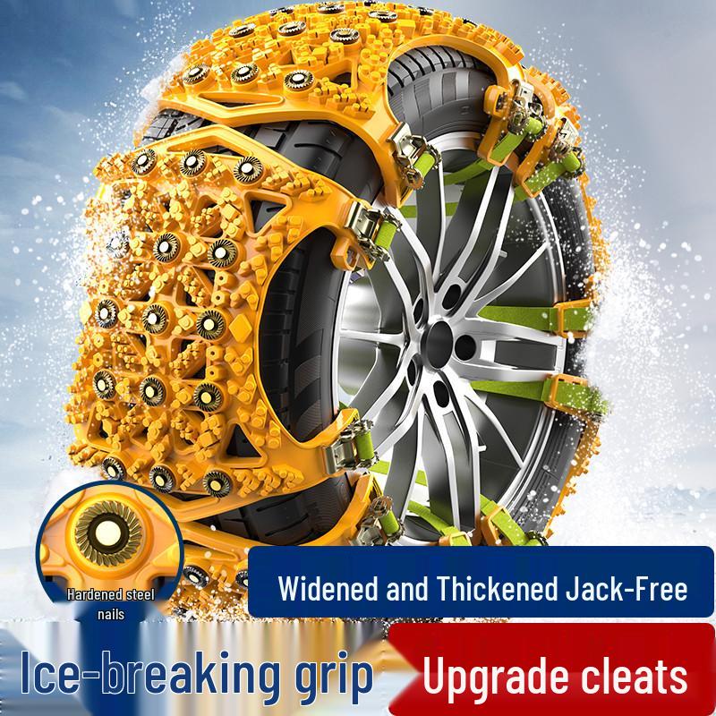 Winter Universal Snow and Mud Anti-Skid Chains for Small Off-Road Vehicles and Sedans