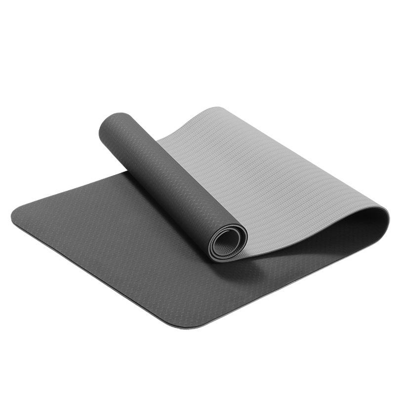 

TPE Non-slip Yoga Mats, Tasteless, Tasteless , Pilates, 8 Color Gym Exercise Pads, Free Bag, 183cmX61cm, 18 cm x 61cm One Size