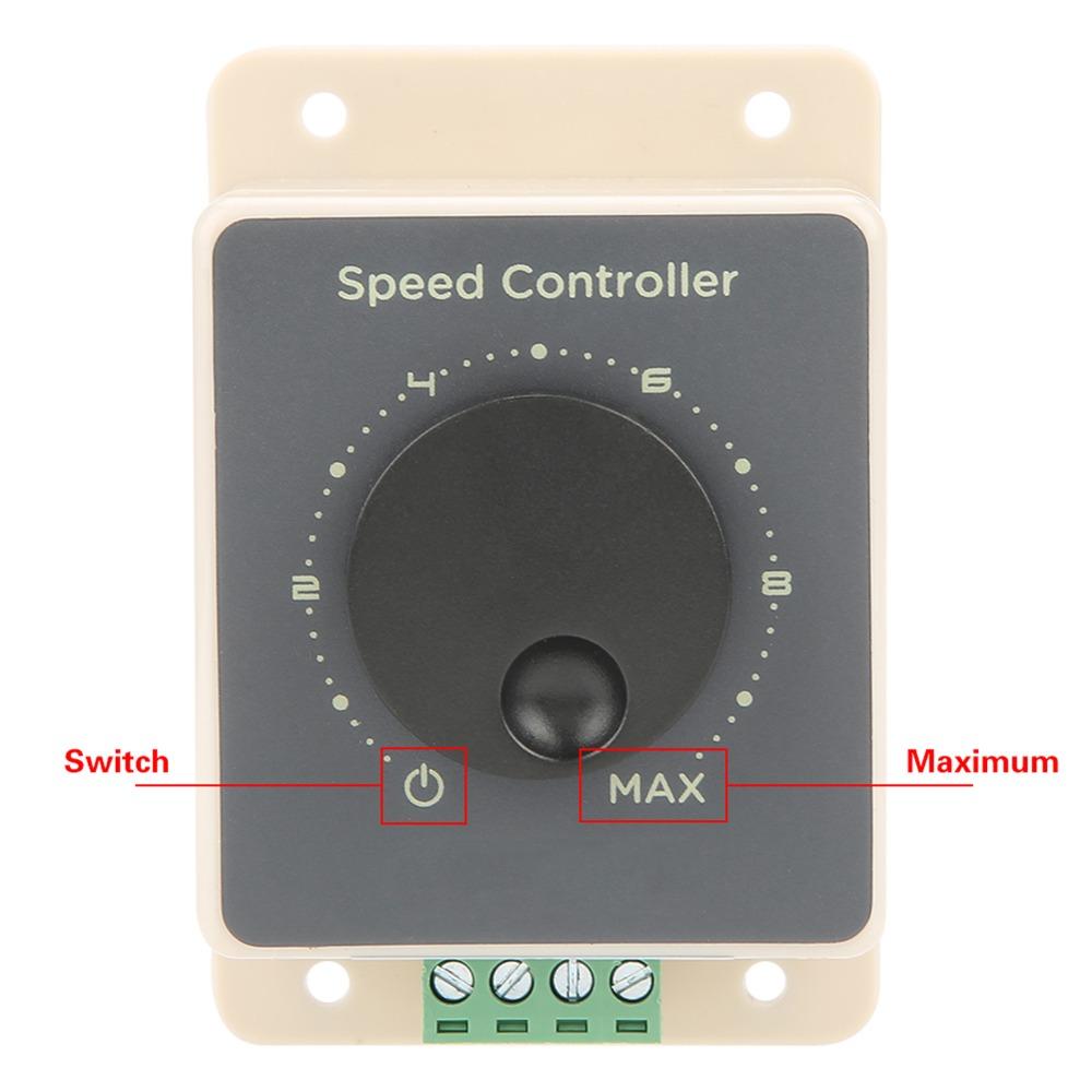 20A High Power DC Motor Speed Controller Motor Speed Control Switch For Automation Systems