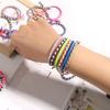 100PCS Color Hand Woven Knotted Rubber Band Hair Ties for Woman Girls Twists Braid Rope Headdress Hair Accessories Set
