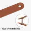 2 Pcs Leather Pull Strap for Bike Cycling Accessories Bicycles Carriers Block Pull Belt Handle