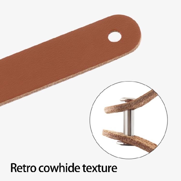 2 Pcs Leather Pull Strap for Bike Cycling Accessories Bicycles Carriers Block Pull Belt Handle