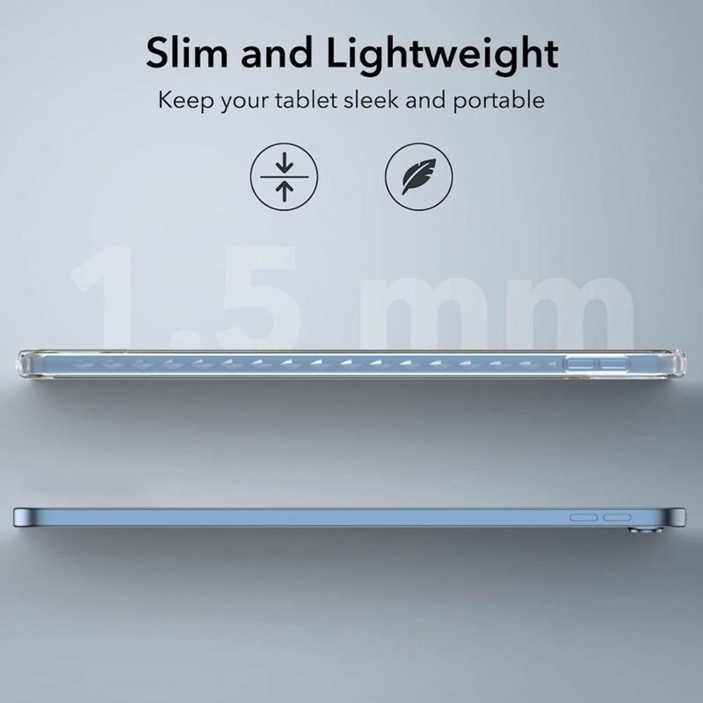 For iPad (2025)/iPad 10.9 (2022) Case Corner Protection Clear Acrylic+TPU Tablet Cover