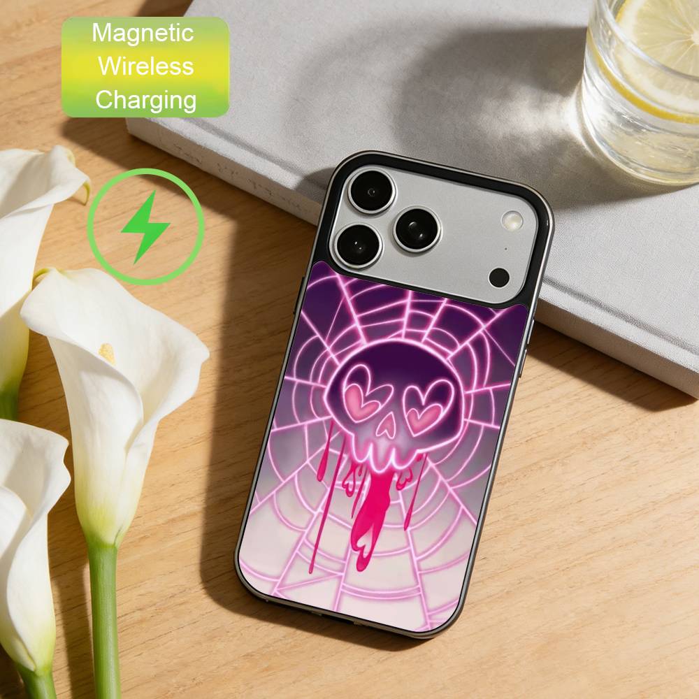 

A-Angel Dust Edgy Sweet Phone Case For iPhone17,16,15,14,13,12,11 Plus,For Magnetic Wireless Charge Cover iPhone17Air