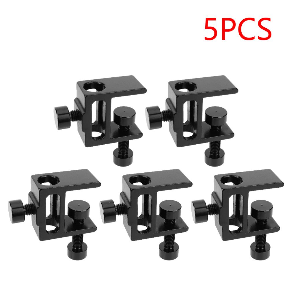 1-5PCS Camping Lamp Table Clip Table Clamp Light Stand Multifunction Desk Lamp Mount for Light Camera Microphone