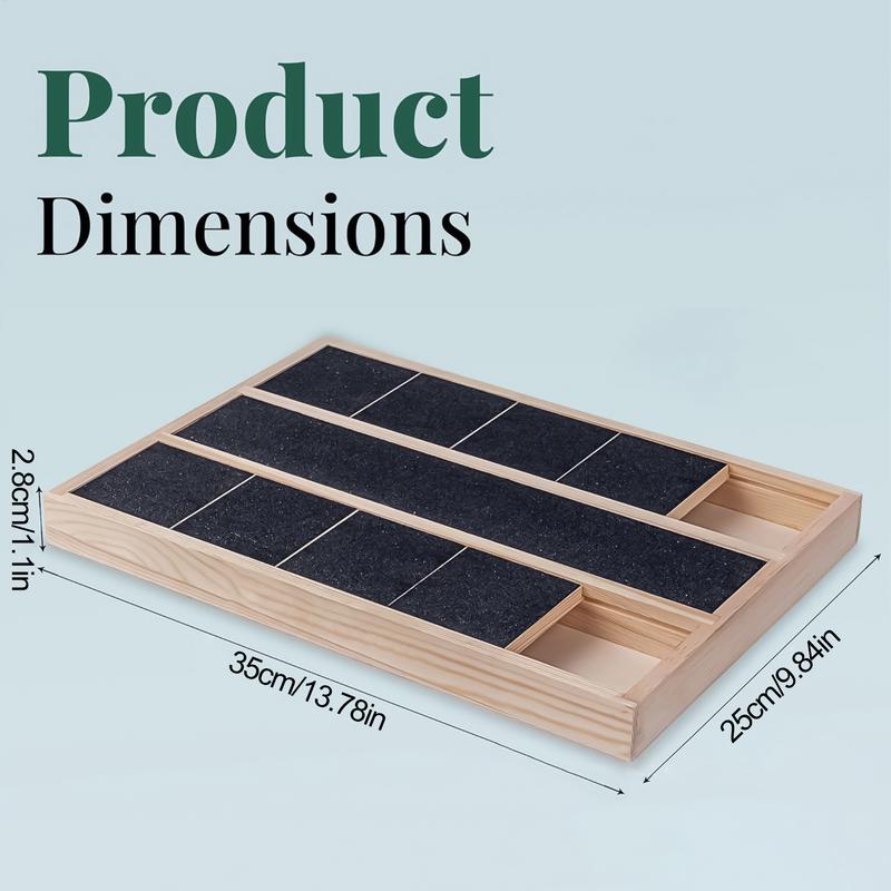 Nail Scratcher Board for Dogs Puppy Teaser Toys for Scratching Wood Puppy Claw Grooming Pad Puppy Nail File Toy with Treat Box